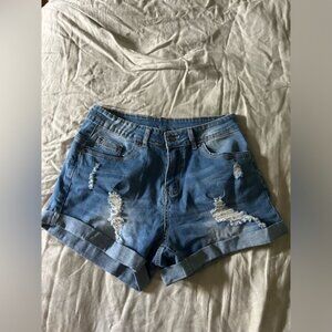 medium blue jean amazon shorts!